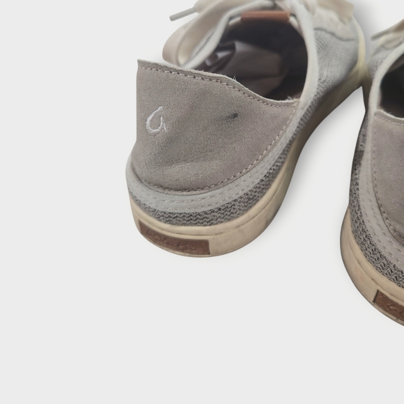 OluKai Pehuea Li Lace Up Comfort Taupe Mesh Sneakers Women’s Size W 9.5 - Picture 10 of 10